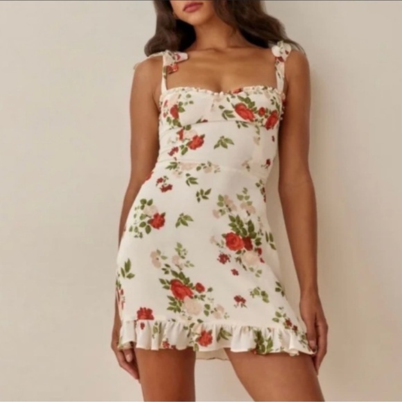 Reformation Dresses & Skirts - BNWT Reformation Floral Christine Mini Dress Size 6